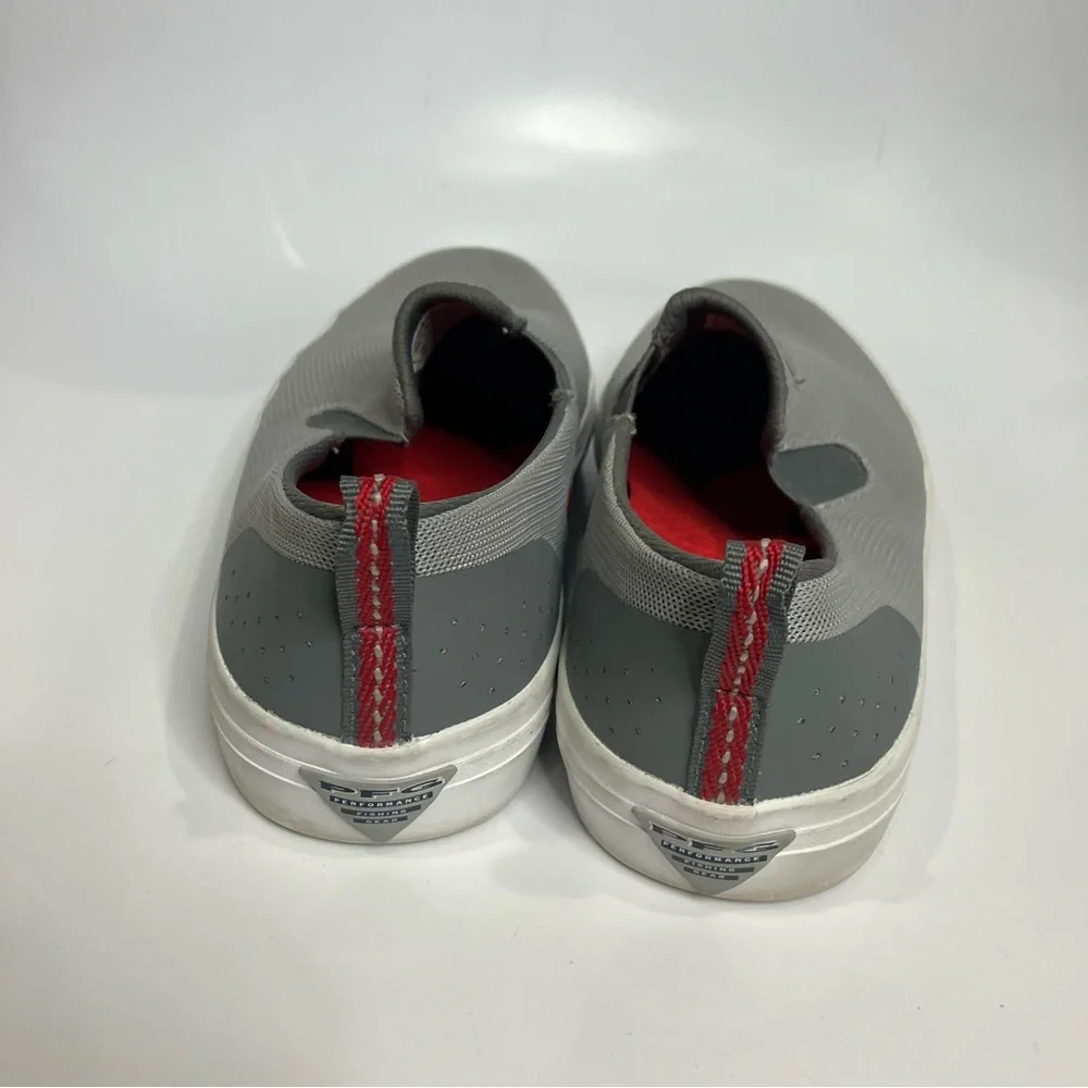 Columbia PFG loafers slip on sneakers gray men’s size 7.5 casual neutral outdoor